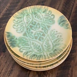 Anthropologie dessert plates set of 6
